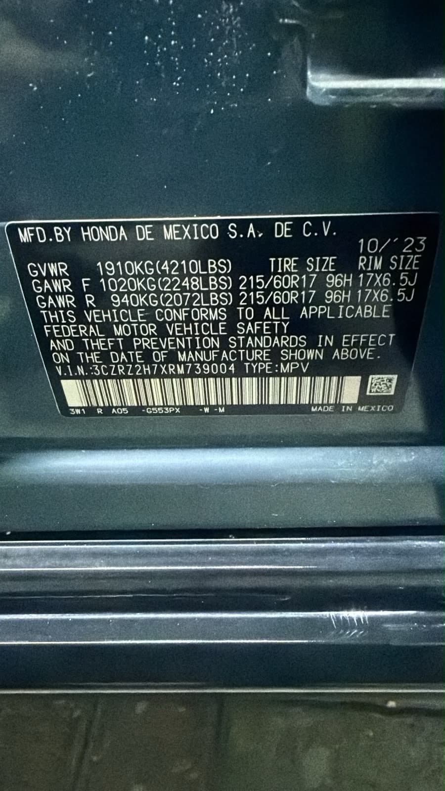Honda HR-V photo 5